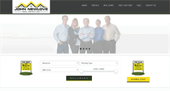 Desktop Screenshot of johnnewloverealestate.com